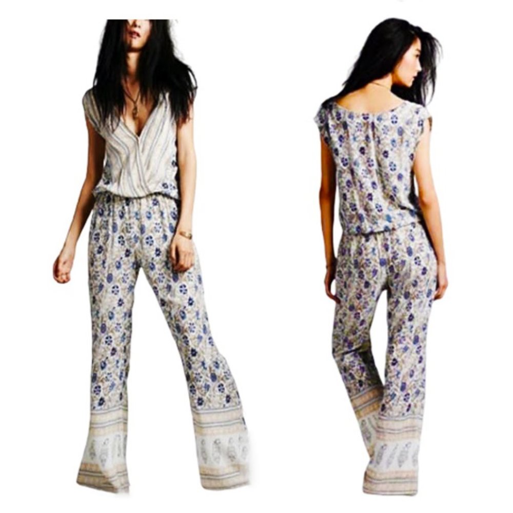 Free People Jens P Booty Island Fever Boho Jumper